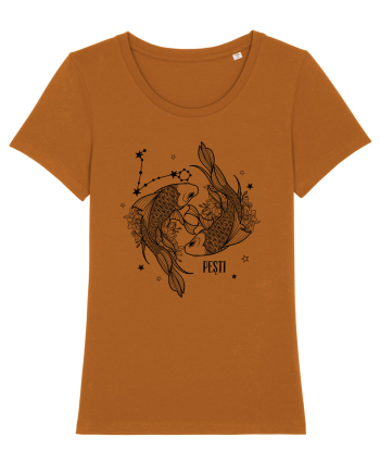 Zodiac Floral - Zodia Pești Roasted Orange