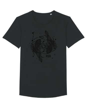 Zodiac Floral - Zodia Pești Black