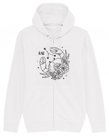 Zodiac Floral - Zodia Rac White