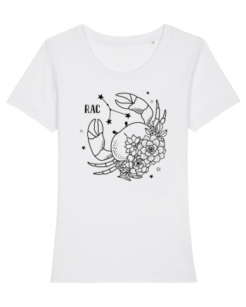 Zodiac Floral - Zodia Rac White