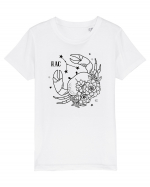 Zodiac Floral - Zodia Rac Tricou mânecă scurtă  Copii Mini Creator