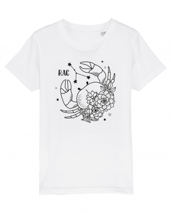 Zodiac Floral - Zodia Rac White