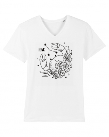 Zodiac Floral - Zodia Rac White