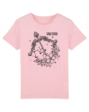 Zodiac Floral - Zodia Săgetător Cotton Pink