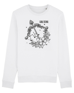 Zodiac Floral - Zodia Săgetător Bluză mânecă lungă Unisex Rise