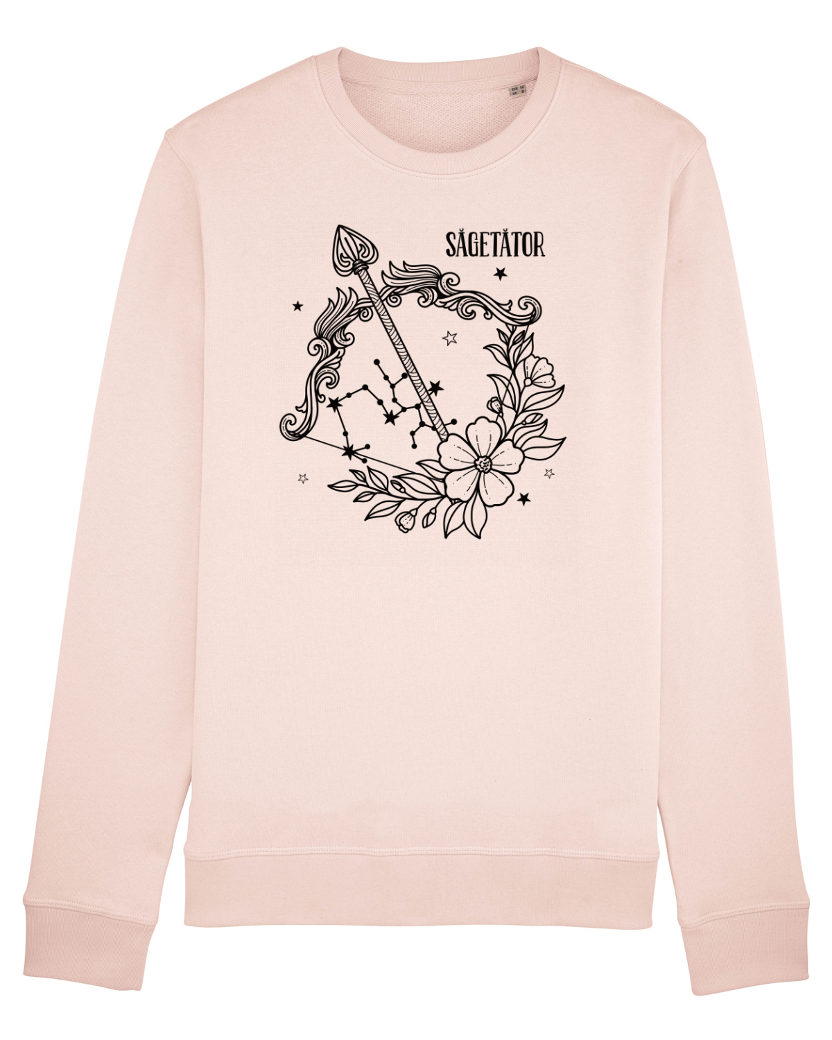 Bluză mânecă lungă Unisex Rise Candy Pink