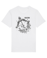 Zodiac Floral - Zodia Săgetător Tricou mânecă scurtă Unisex Rocker