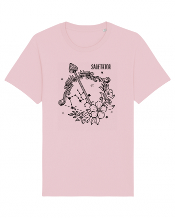 Zodiac Floral - Zodia Săgetător Cotton Pink