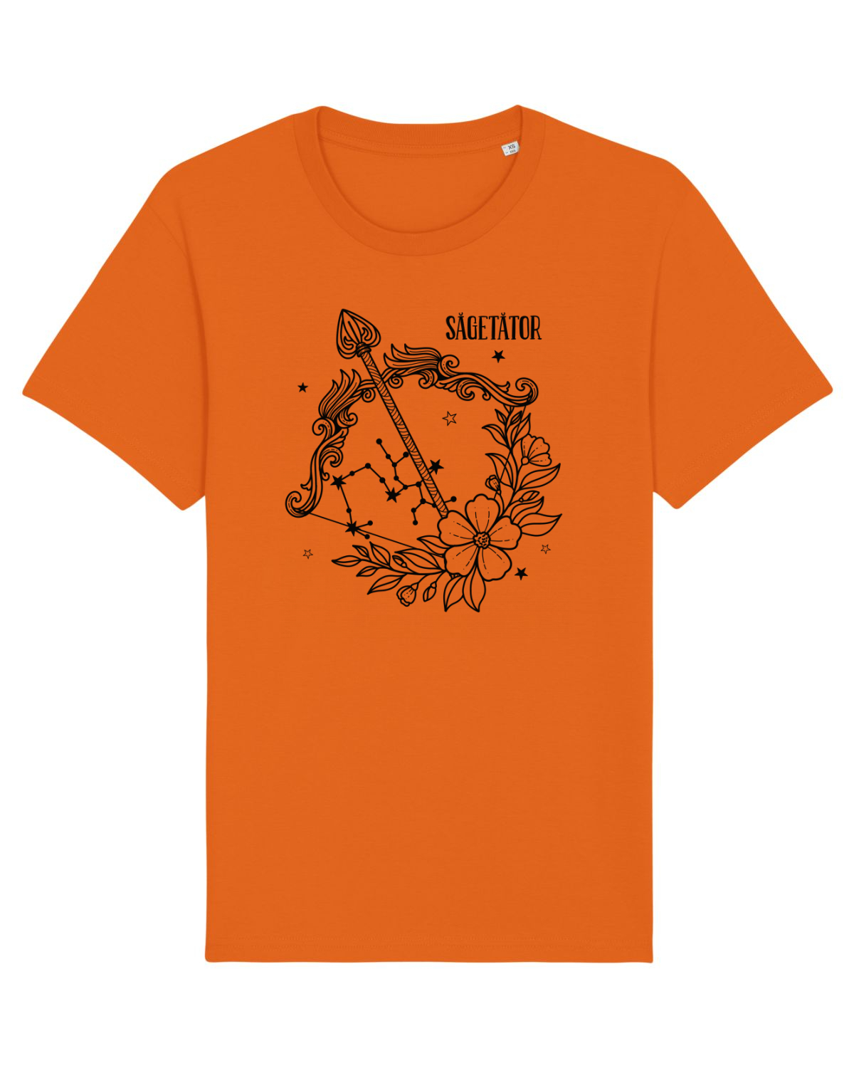 Tricou mânecă scurtă Unisex Rocker Bright Orange