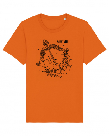 Zodiac Floral - Zodia Săgetător Bright Orange
