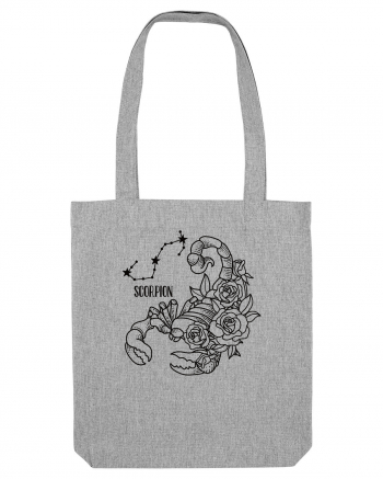 Zodiac Floral - Zodia Scorpion Heather Grey