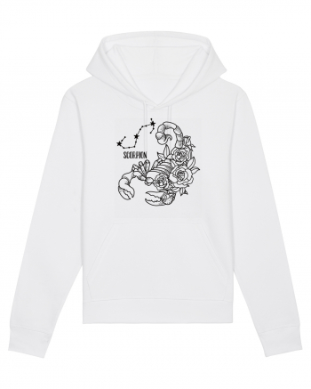 Zodiac Floral - Zodia Scorpion White