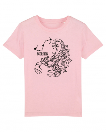 Zodiac Floral - Zodia Scorpion Cotton Pink