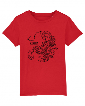 Zodiac Floral - Zodia Scorpion Red