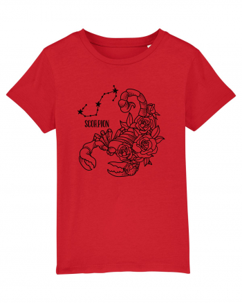 Zodiac Floral - Zodia Scorpion Red