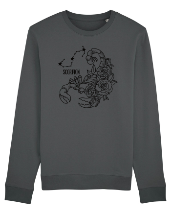Zodiac Floral - Zodia Scorpion Anthracite