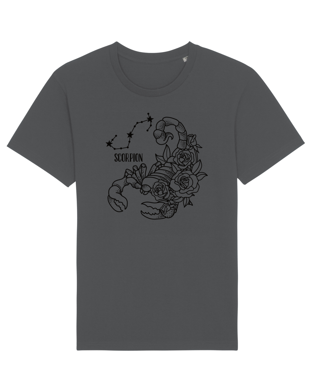 Tricou mânecă scurtă Unisex Rocker Anthracite
