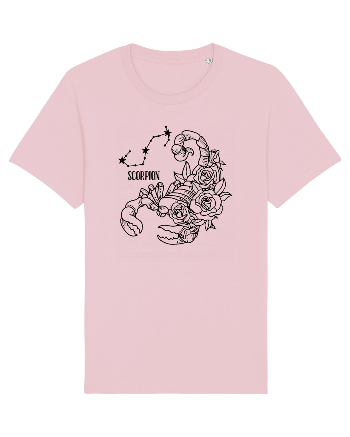 Tricou mânecă scurtă Unisex Rocker Cotton Pink