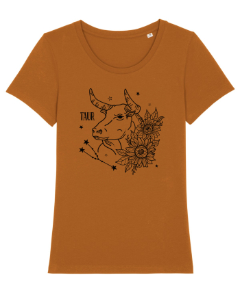 Zodiac Floral - Zodia Taur Roasted Orange