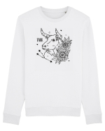 Zodiac Floral - Zodia Taur Bluză mânecă lungă Unisex Rise