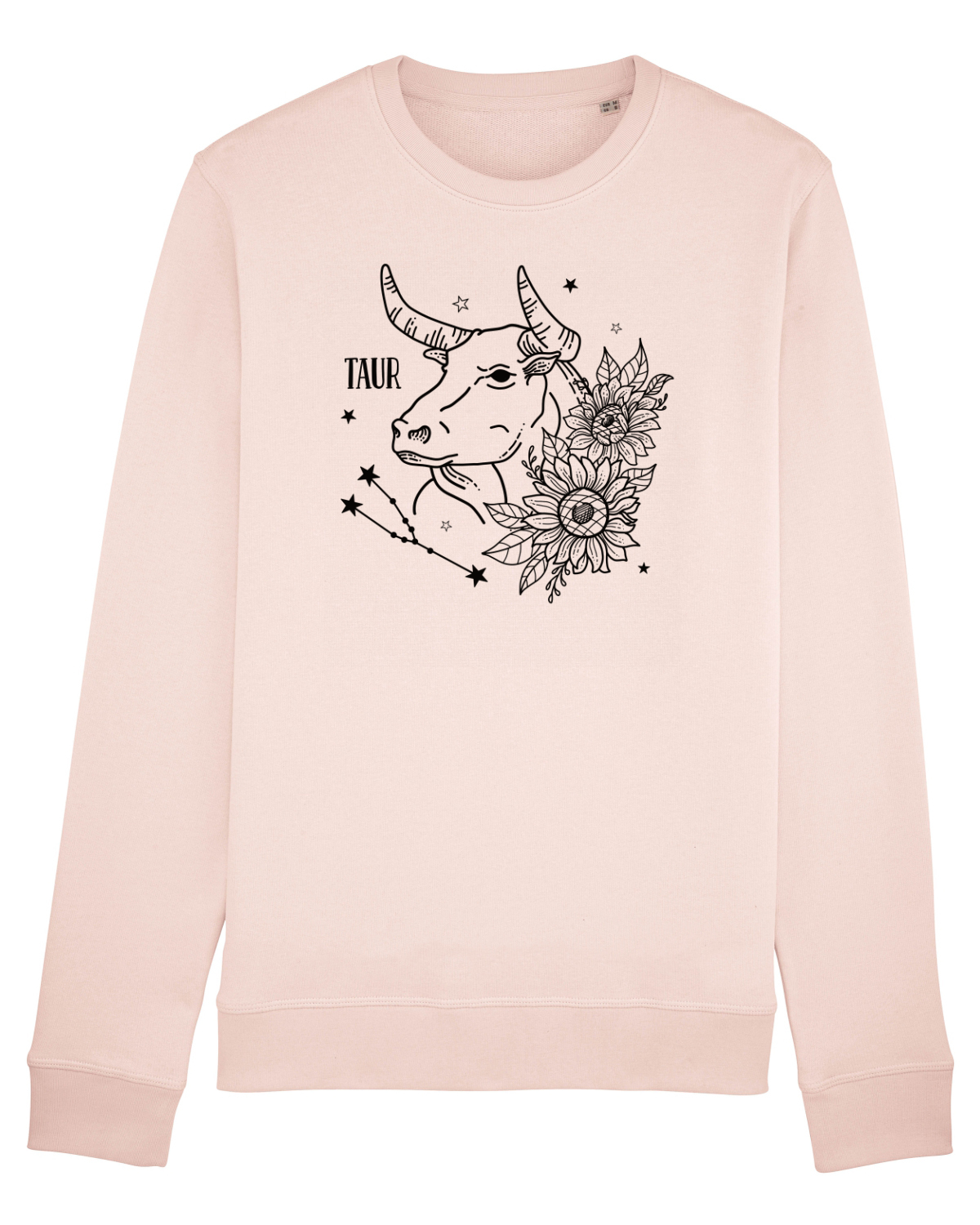 Bluză mânecă lungă Unisex Rise Candy Pink