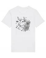 Zodiac Floral - Zodia Taur Tricou mânecă scurtă Unisex Rocker