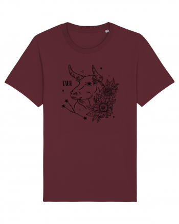 Zodiac Floral - Zodia Taur Burgundy