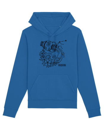 Zodiac Floral - Zodia Vărsător Royal Blue