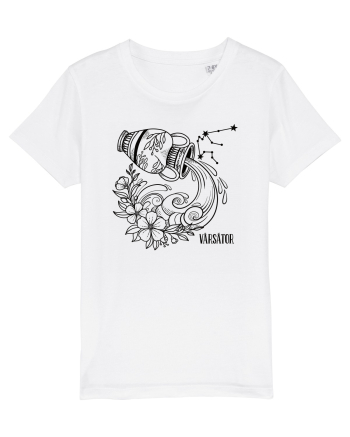 Zodiac Floral - Zodia Vărsător White