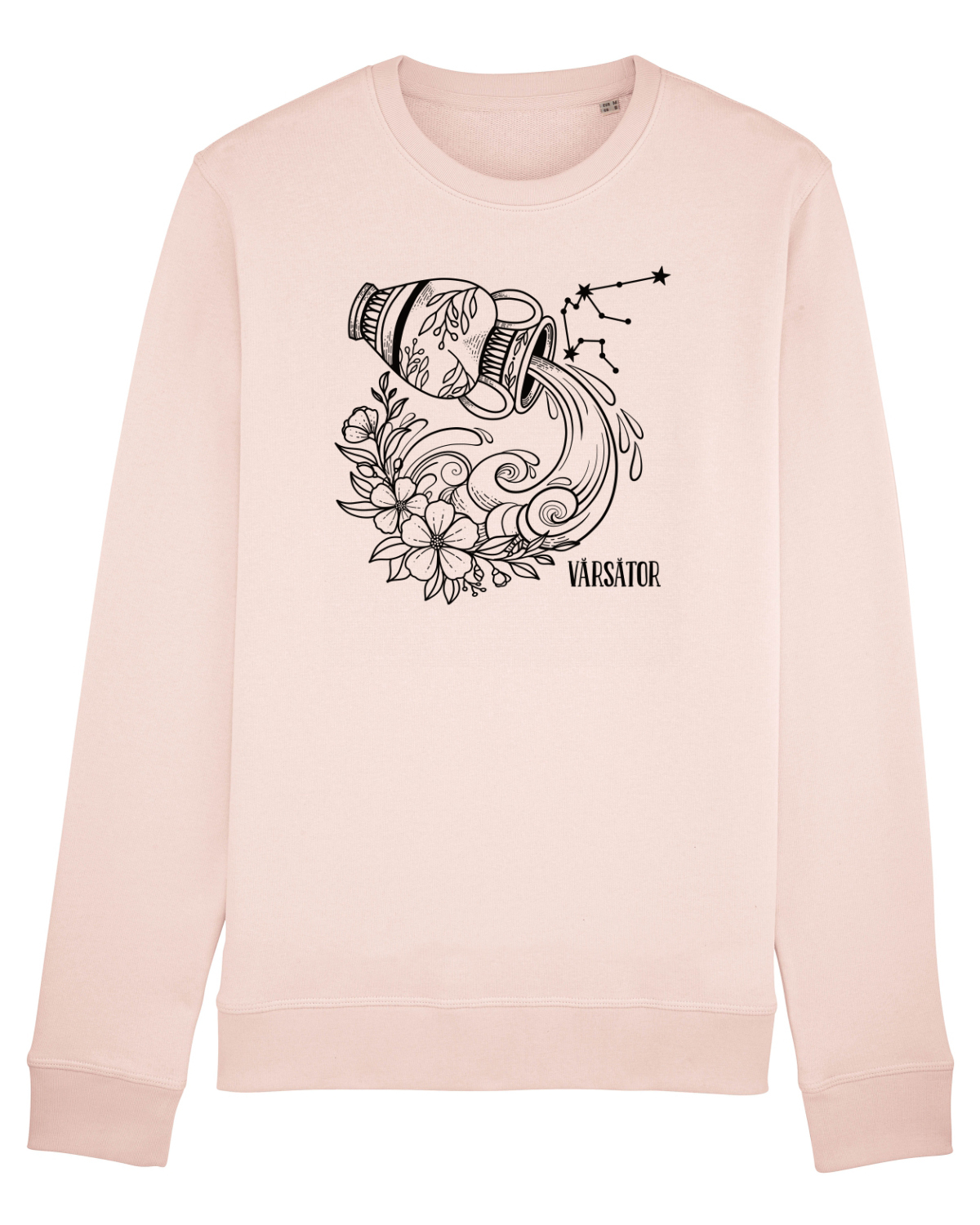 Bluză mânecă lungă Unisex Rise Candy Pink