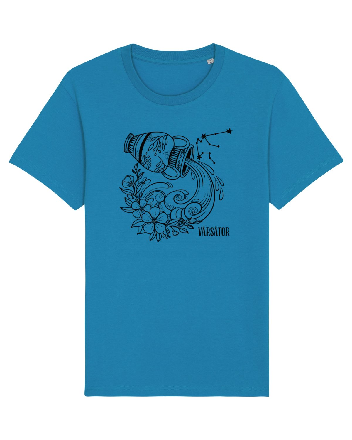 Tricou mânecă scurtă Unisex Rocker Azur