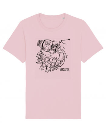 Zodiac Floral - Zodia Vărsător Cotton Pink