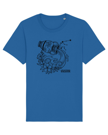 Zodiac Floral - Zodia Vărsător Royal Blue
