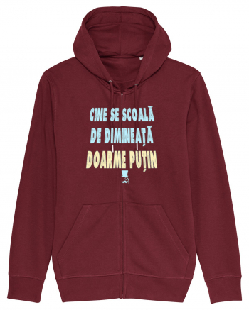 CINE SE SCOALA DE DIMINEATA...DOARME PUTIN :D Burgundy