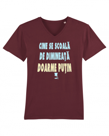 CINE SE SCOALA DE DIMINEATA...DOARME PUTIN :D Burgundy