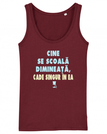 CINE SE SCOALA DE DIMINEATA...CADE SINGUR IN EA :D Burgundy