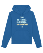 CINE SE SCOALA DE DIMINEATA...CADE SINGUR IN EA :D Hanorac Unisex Drummer