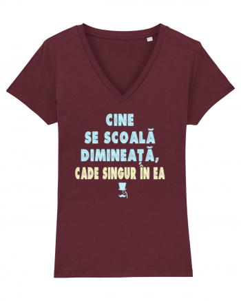 CINE SE SCOALA DE DIMINEATA...CADE SINGUR IN EA :D Burgundy