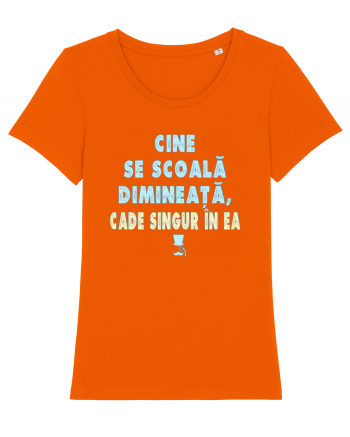 CINE SE SCOALA DE DIMINEATA...CADE SINGUR IN EA :D Bright Orange