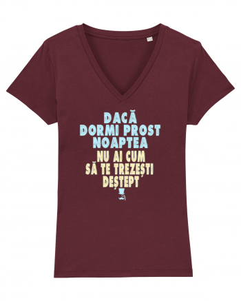 DACA DORMI PROST NOAPTEA... NU AI CUM SA TE TREZESTI DESTEPT :D Burgundy