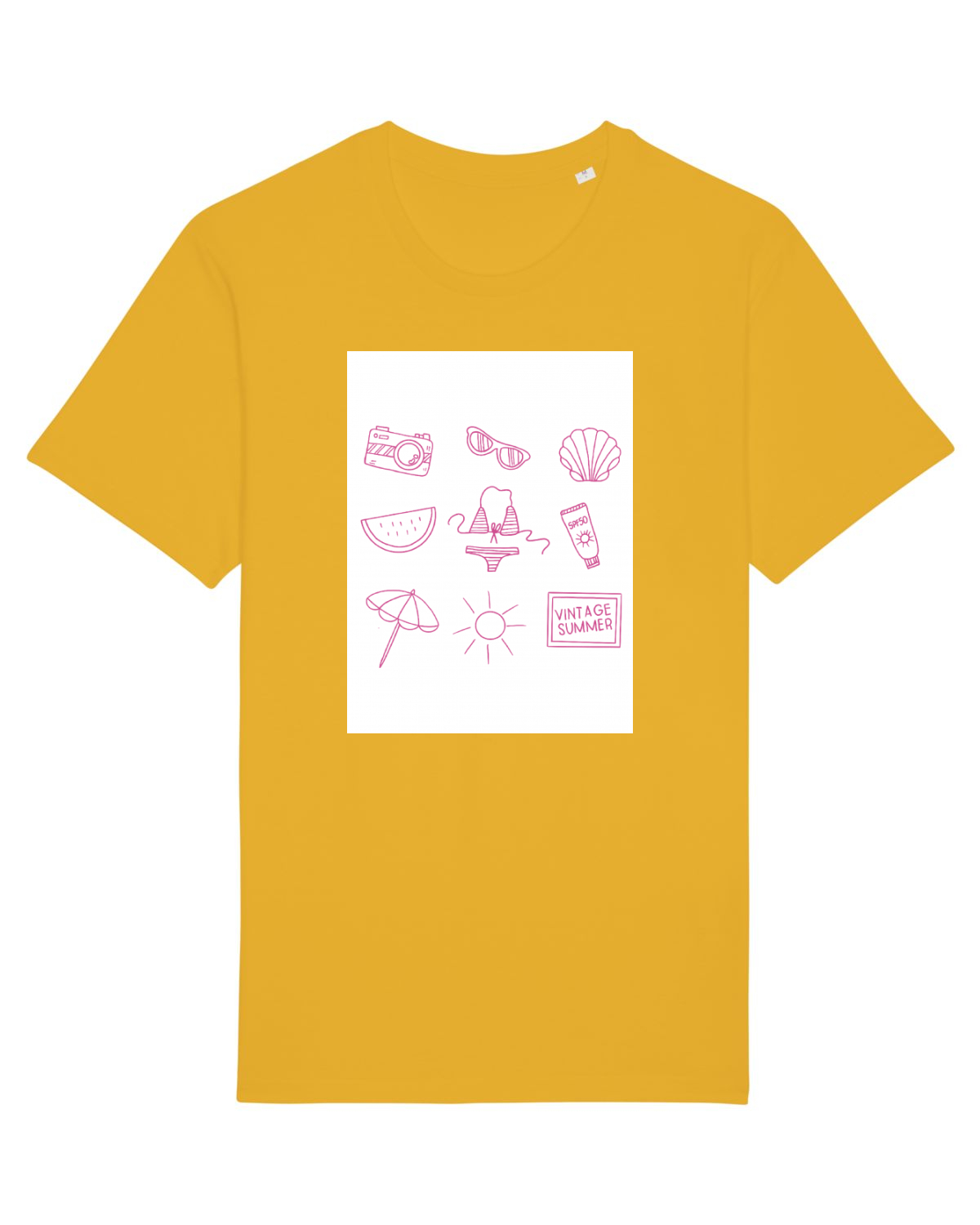 Tricou mânecă scurtă Unisex Rocker Spectra Yellow
