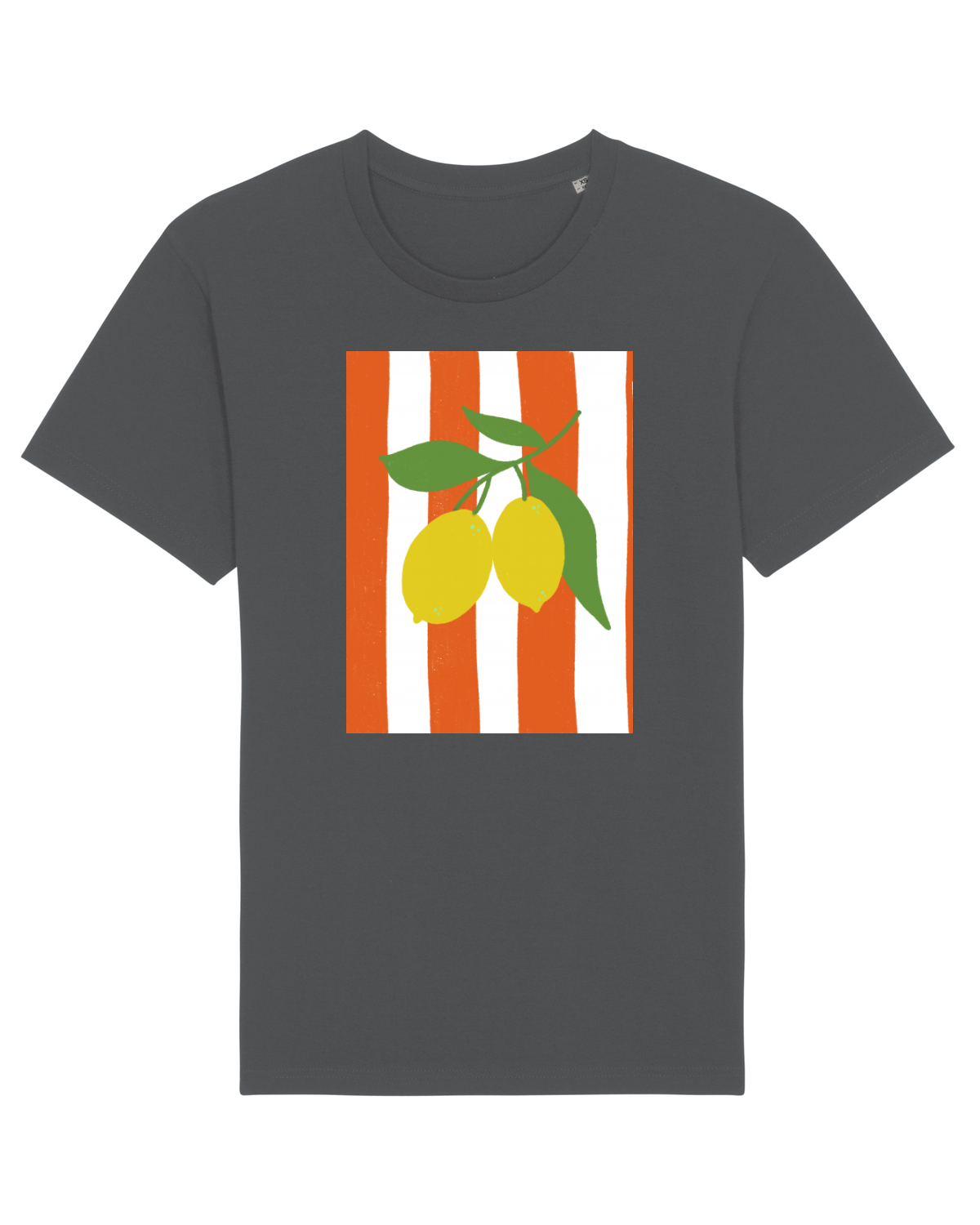Tricou mânecă scurtă Unisex Rocker Anthracite
