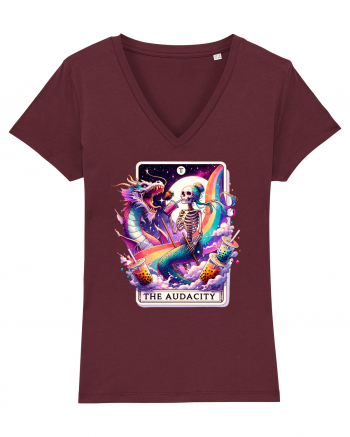 Audacity Tarot Mermaid Dragon Burgundy