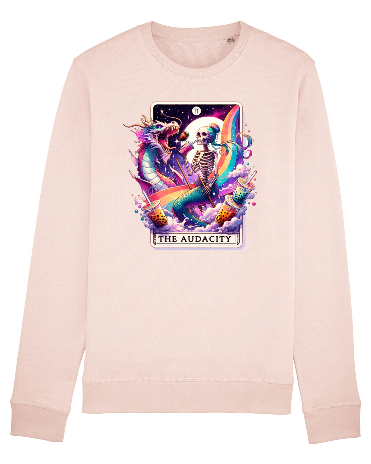 Bluză mânecă lungă Unisex Rise Candy Pink