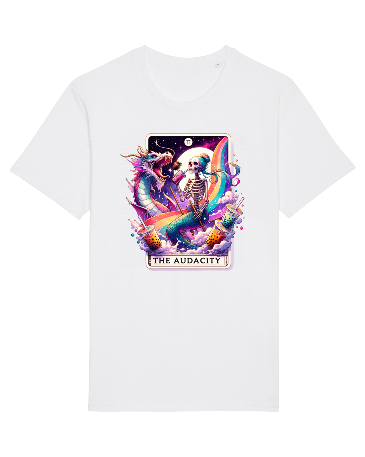 Tricou mânecă scurtă Unisex Rocker White