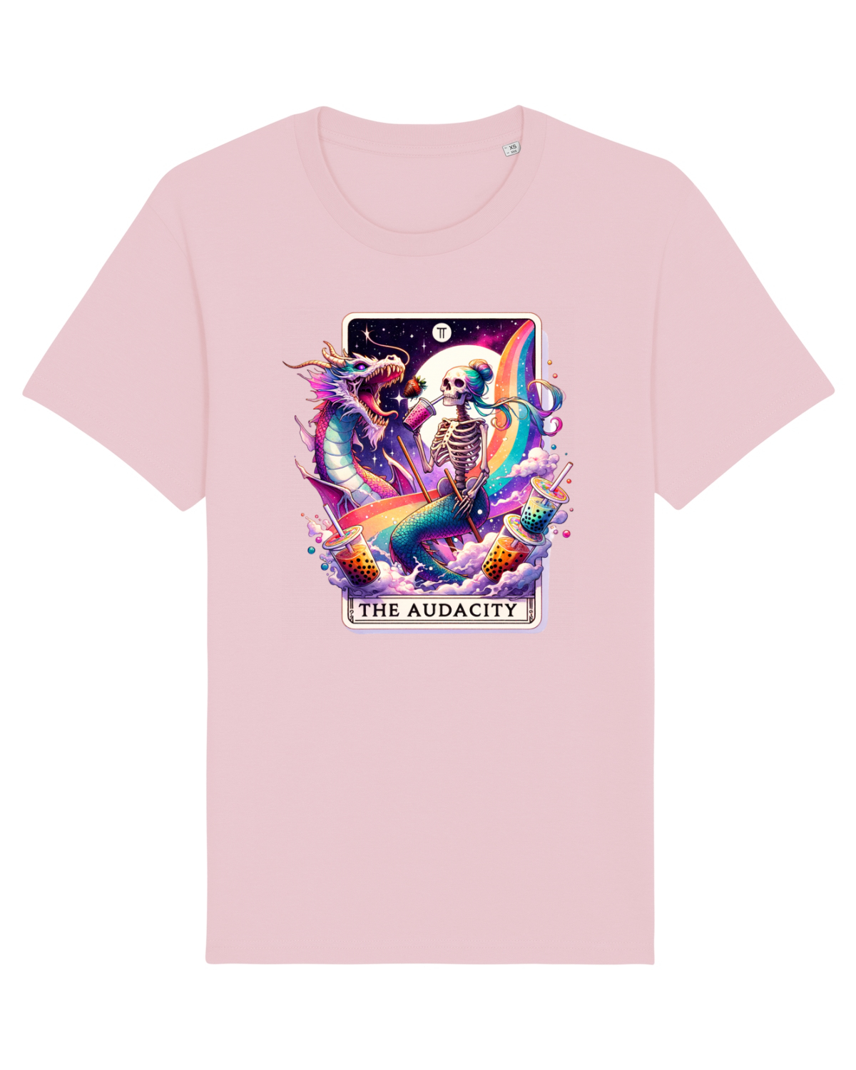 Tricou mânecă scurtă Unisex Rocker Cotton Pink
