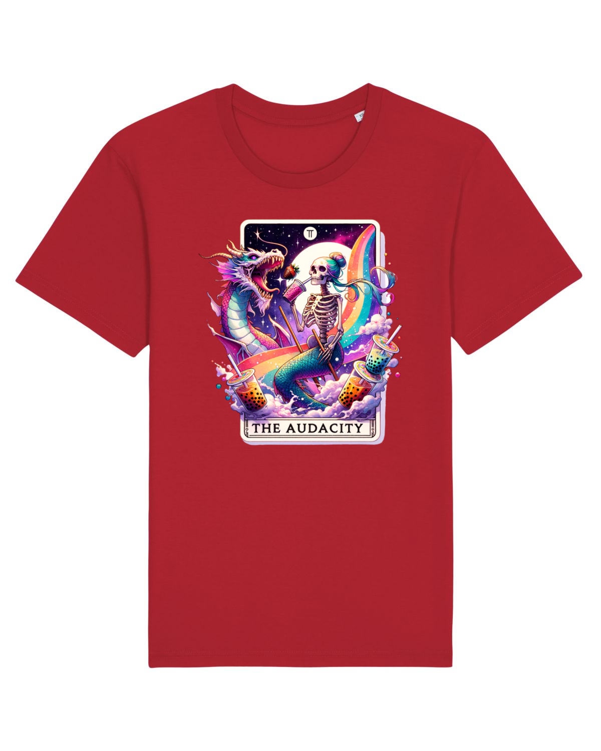 Tricou mânecă scurtă Unisex Rocker Red