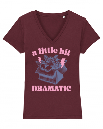 A Little Bit Dramatic Burgundy