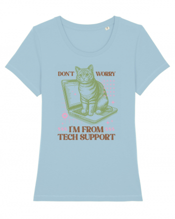 Don't Worry I'm Tech Support Sky Blue