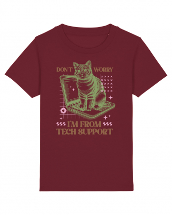 Don't Worry I'm Tech Support Burgundy